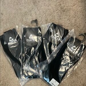 Black Athletic Socks for Men